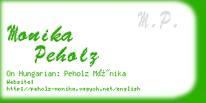 monika peholz business card